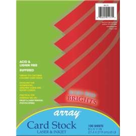 Pacon Inkjet, Laser Printable Multipurpose Card Stock - Rojo Red