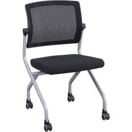 Lorell Armless Mesh Back Training Chair