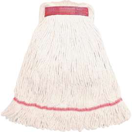 Genuine Joe GJOMWH1B, Narrow Band Medium Mophead, 1 Each, White