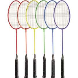 Champion Sports Tempered Steel Badminton Racket Set