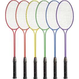Champion Sports Tempered Steel Twin Shaft Badminton Racket Set