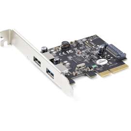 StarTech.com 2-Port USB PCIe Card 10Gbps/port - USB 3.1/3.2 Gen 2 Type-A PCI Express 3.0 x2 Host Controller Expansion Card - Windows/Linux