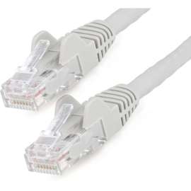 StarTech.com 4.6m(15ft) CAT6 Ethernet Cable, LSZH (Low Smoke Zero Halogen) 10 GbE Snagless 100W PoE UTP RJ45 Gray Network Patch Cord, ETL