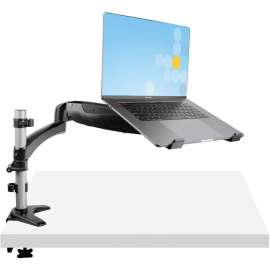 StarTech.com Desk Mount Laptop Arm, Full Motion Articulating Arm/Stand for Laptop or 34 inch Monitor, VESA Mount Laptop Tray, Adjustable