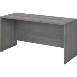 Bush Studio C 60W x 24D Credenza Desk, Platinum Gray/Platinum Gray