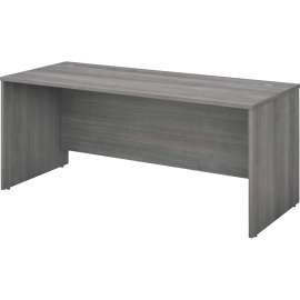 Bush Studio C 72W x 30D Office Desk, Platinum Gray/Platinum Gray