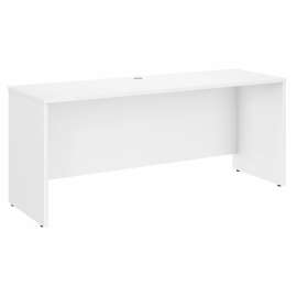 Bush Studio C 72W x 24D Credenza Desk, White