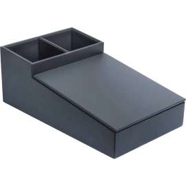 Dacasso Leatherette Coffee Condiment Organizer