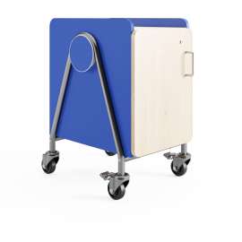 Safco Whiffle Typical Single Rolling Storage Cart