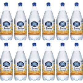Crystal Geyser Natural Orange Sparkling Spring Water