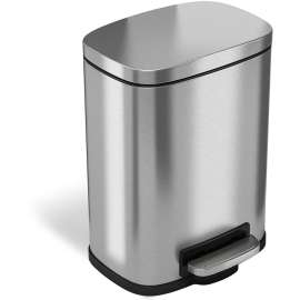 HLS Commercial Stainless Steel Soft Step Trash Can
