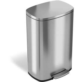 HLS Commercial Stainless Steel Soft Step Trash Can