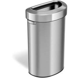 HLS Commercial Semi-Round Open Top Trash Can
