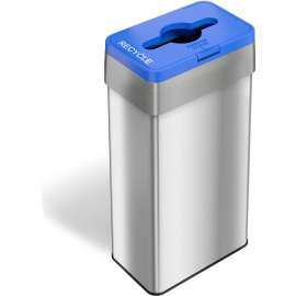 HLS Commercial Rectangular Open Top Recycle Bin/Lid