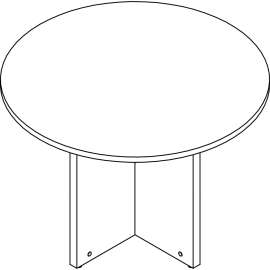 Lorell Prominence Round Laminate Conference Table