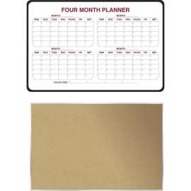 Ghent Dry Erase/Bulletin Board Kit