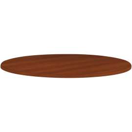 HON 10700 Series "L" Workstation Desk with Three-Quarter Height Pedestal on Right, 66" x 30" x 29.5", Bourbon Cherry