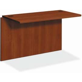 HON 10500 Series Kneespace Credenza With 3/4-Height Pedestals, 72w x 24d x 29.5h, Harvest