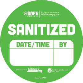 Tabbies Multi-Surface Sanitization Labels