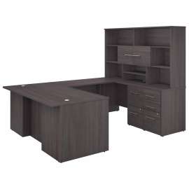 Bush Business Furniture Office 500 Storm Gray Desk
