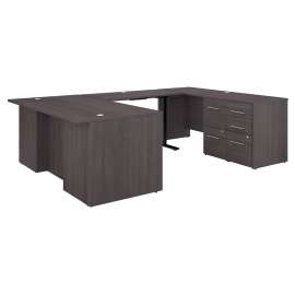 Bush Business Furniture Office 500 Storm Gray Desk