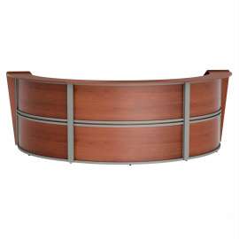 Linea Italia 3-Unit Curved Reception Desk