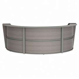 Linea Italia 3-Unit Curved Reception Desk