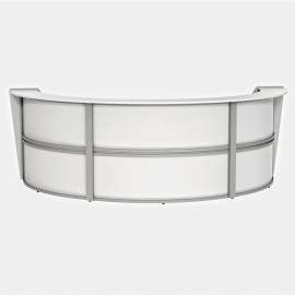 Linea Italia 3-Unit Curved Reception Desk