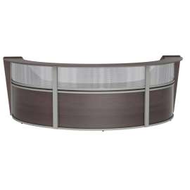Linea Italia 3-Unit Curved Reception Desk