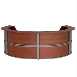 Linea Italia 4-Unit Curved Reception Desk