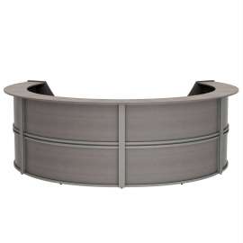 Linea Italia 4-Unit Curved Reception Desk