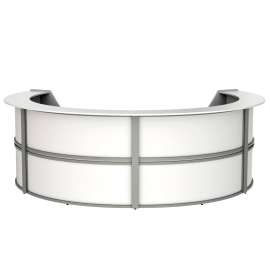 Linea Italia 4-Unit Curved Reception Desk
