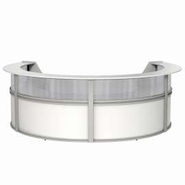 Linea Italia 4-Unit Curved Reception Desk