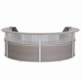 Linea Italia 4-Unit Curved Reception Desk