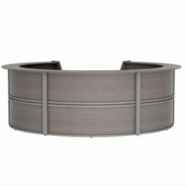 Linea Italia 5-Unit Curved Reception Desk