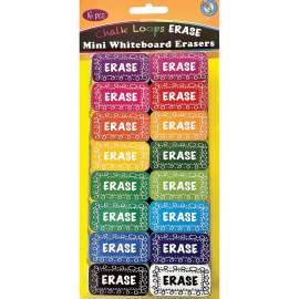 Ashley Nonmagnetic Mini Whiteboard Erasers