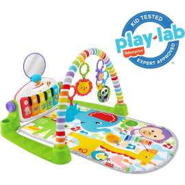 Fisher-Price Deluxe Kick & Play Removable Piano Gym, Green