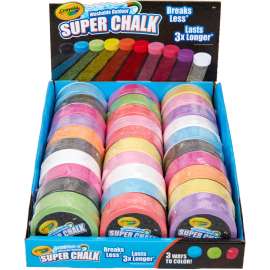 Crayola Outdoor Super Chalk, 30/Set