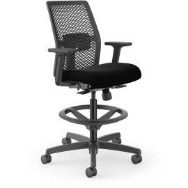 HON Coordinate Height Adjustable Desk Bundle 2-Stage, 70" x 22" x 27.75" to 47", Silver Mesh/Designer White