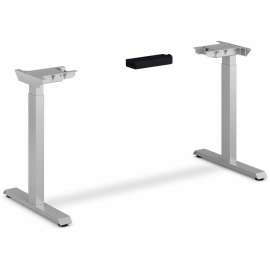 HON Coordinate Height Adjustable Desk Bundle 2-Stage, 70" x 22" x 27.75" to 47", PinnacleSilver