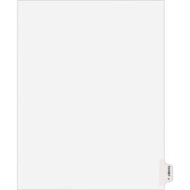 Avery-Style Preprinted Legal Side Tab Divider, Exhibit J, Letter, White, 25/Pack