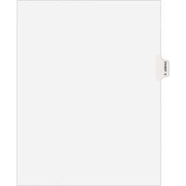 Avery-Style Preprinted Legal Side Tab Divider, Exhibit X, Letter, White, 25/Pack
