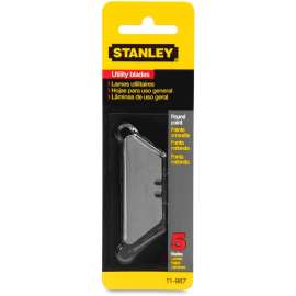 Rounded-Point Utility-Knife Blades, 5/Pack