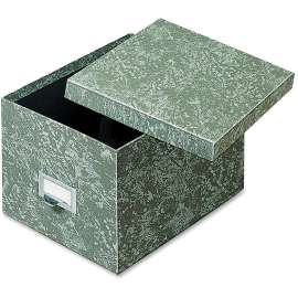 Globe Weis Agate Heavy-duty Card File Lid Box