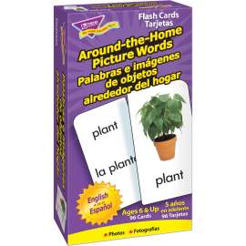 Trend Eng/Spanish Picture Words Flash Cards 