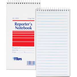 Tops Gregg Rule Reporter's Notebooks