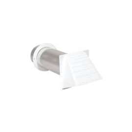 DUNDAS JAFINE MVB3Z Vent Hood, 3 in Duct, Plastic Hood, White Hood