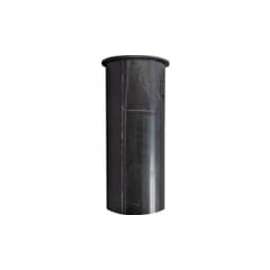 Plumb Pak PPC10-8B Sink Tailpiece, 1-1/2 in, 8 in L, Slip-Joint, PVC, Black