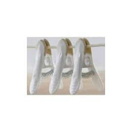 NeatFreak A0651006X20WJ Non-Slip Clothes Peg, Plastic, White/Tan