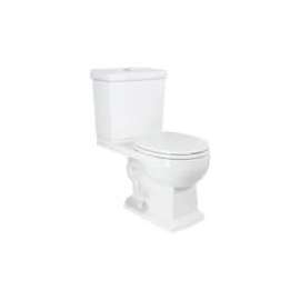Foremost Canada TL-7235-WL 2-Piece High Efficiency Toilet With Slow Close Seat, 1.28 gpf, Round, 12 in, Soft White